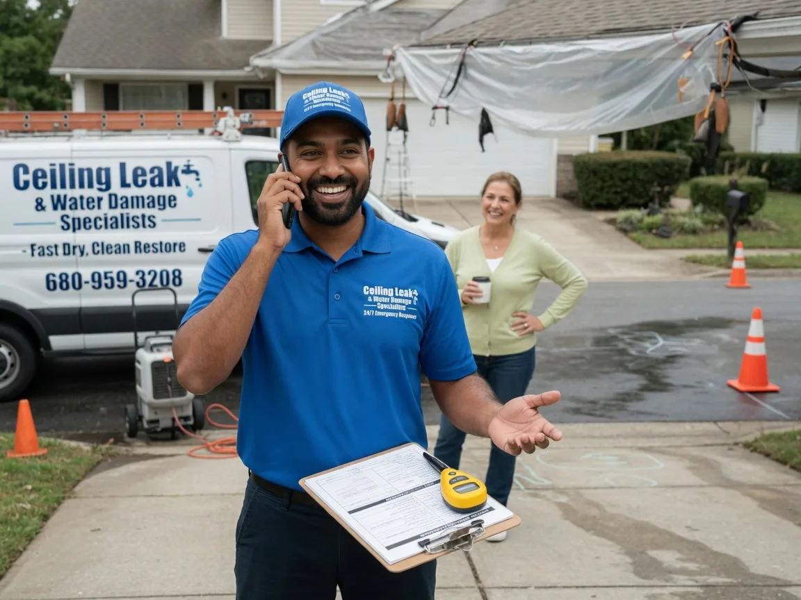 Ceiling Leak Cleanup Fountain Run, KY FAQs
